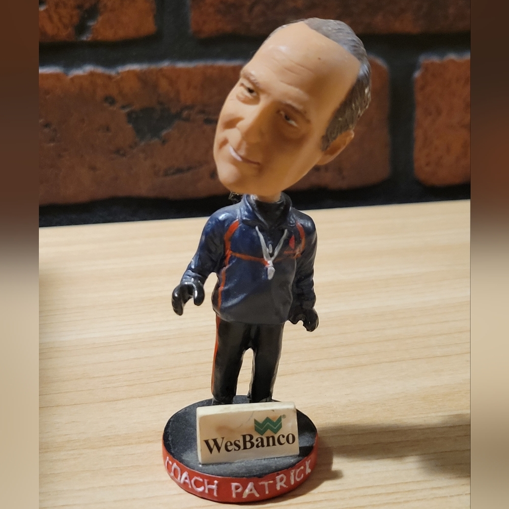 Wheeling Nailers ECHL Coach Glenn Patrick Mini Bobblehead 2006